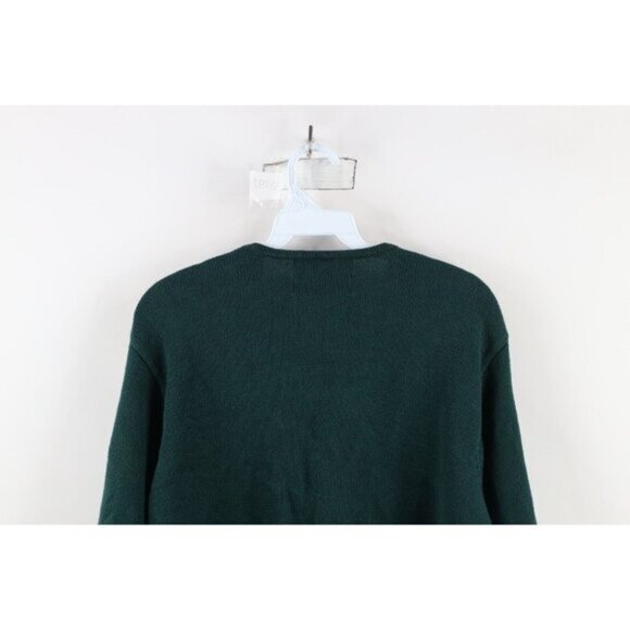 Vintage Y2K 2001 Womens 3X Christmas Cat Bells Wool Blend Knit Cardigan Sweater - Picture 15 of 16